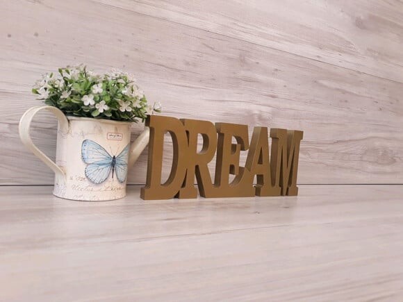 Palavra Decorativa Dream - Linha Bk m
