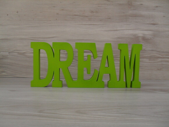 Palavra decorativa DREAM - linha BK M