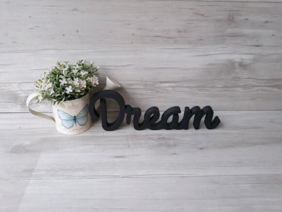 Palavra decorativa Dream- linha GH