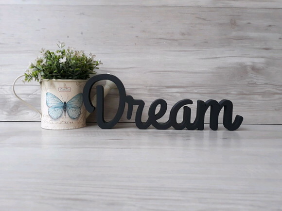 Palavra decorativa Dream- linha GH
