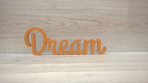 Palavra decorativa Dream- linha GH