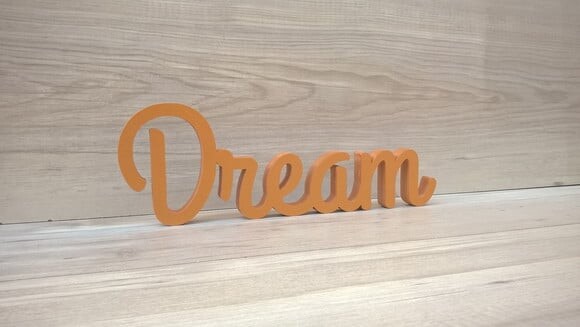 Palavra decorativa Dream- linha GH