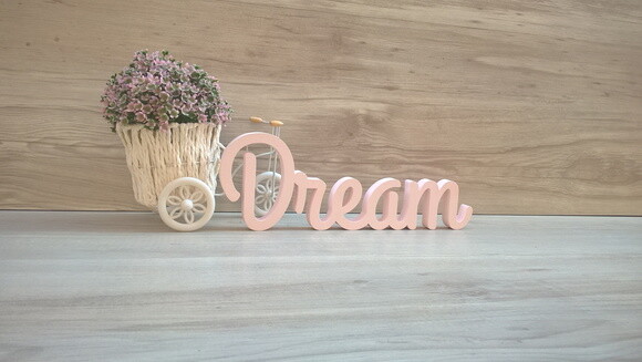 Palavra decorativa Dream- linha GH