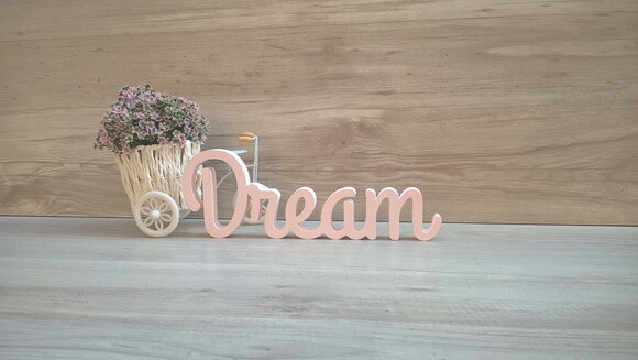Palavra decorativa Dream- linha GH