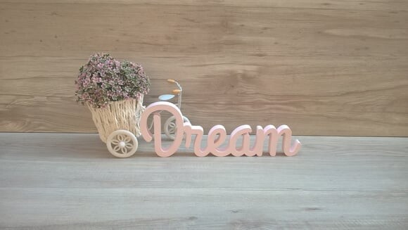 Palavra decorativa Dream- linha GH