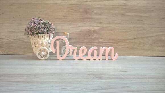 Palavra decorativa Dream- linha GH