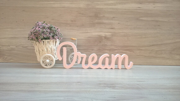 Palavra decorativa Dream- linha GH