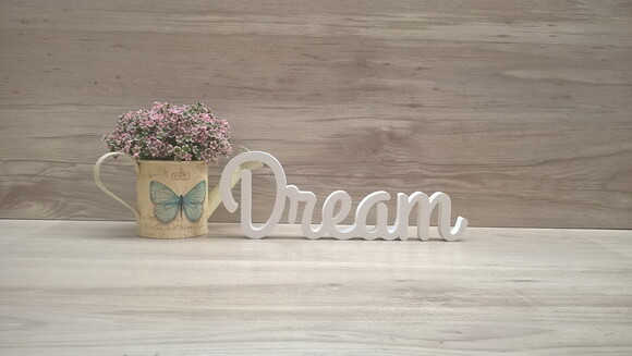 Palavra decorativa Dream- linha GH