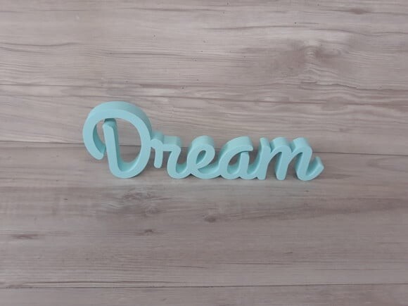 Palavra decorativa Dream- linha GH - Tamanho P