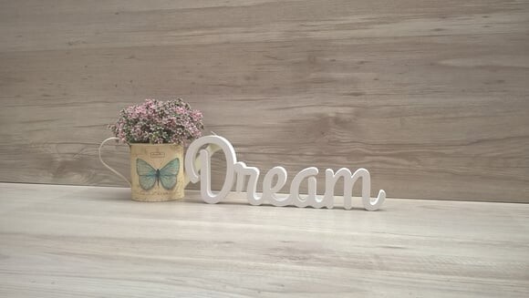 Palavra decorativa Dream- linha GH