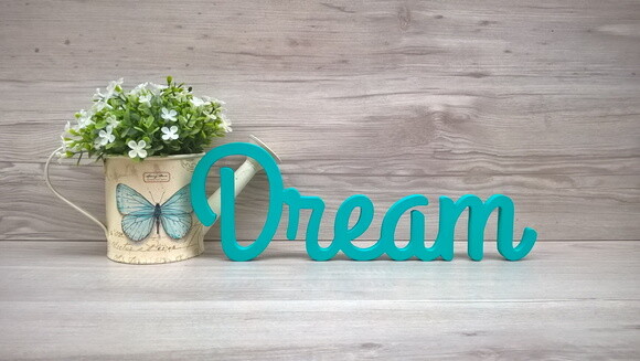 Palavra decorativa Dream- linha GH