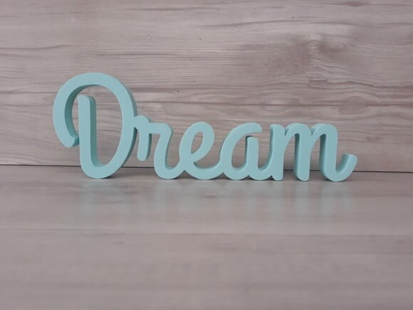 Palavra decorativa Dream- linha GH - Tamanho P