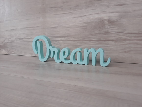 Palavra decorativa Dream- linha GH - Tamanho P