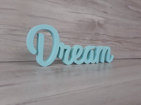 Palavra decorativa Dream- linha GH - Tamanho P