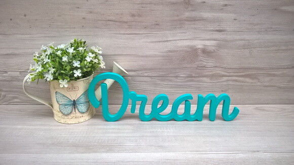 Palavra decorativa Dream- linha GH