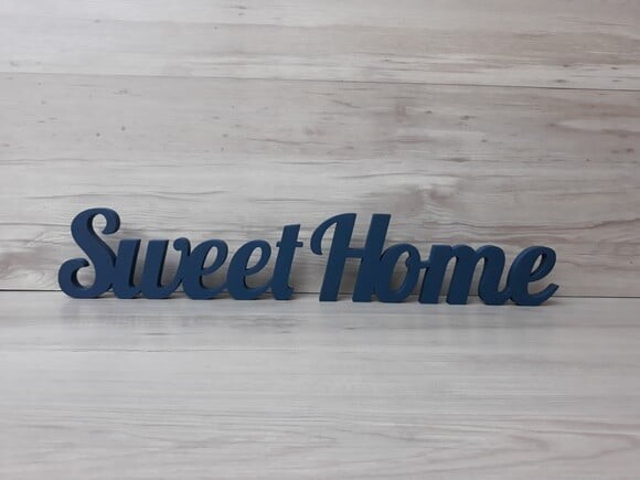 Palavra decorativa em mdf Sweet Home