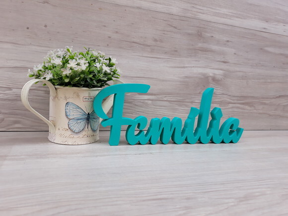 Palavra Decorativa Família Linha Eg