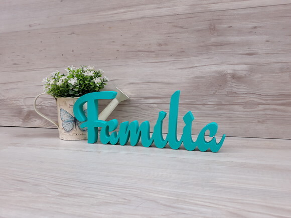 Palavra Decorativa Família Linha Eg