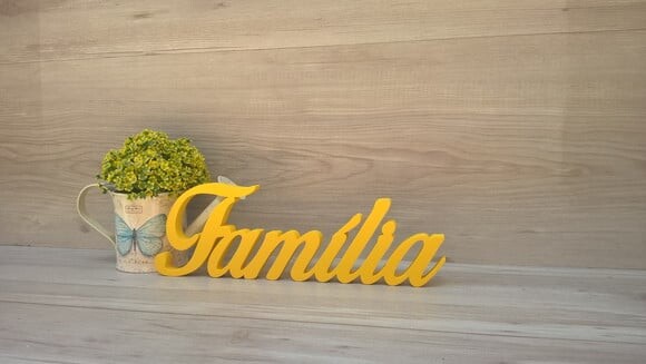 Palavra decorativa Família Mod BOP