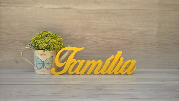 Palavra decorativa Família Mod BOP