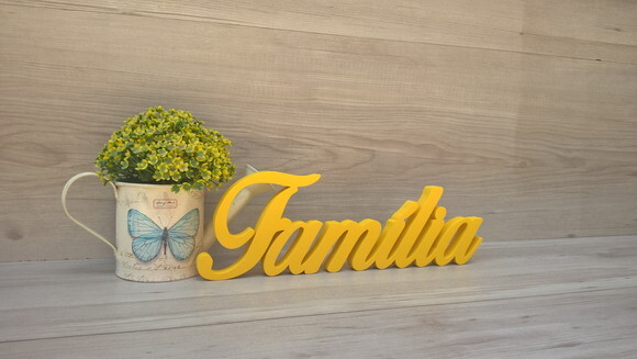 Palavra decorativa Família Mod BOP