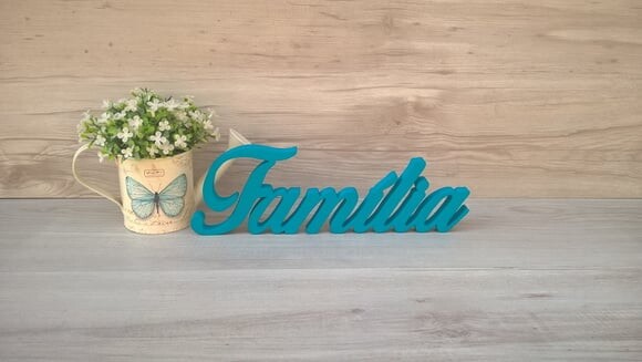 Palavra decorativa Família Mod BOP