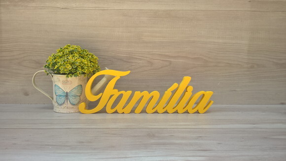 Palavra decorativa Família Mod BOP