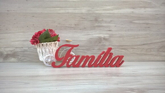 Palavra decorativa Família Mod BOP