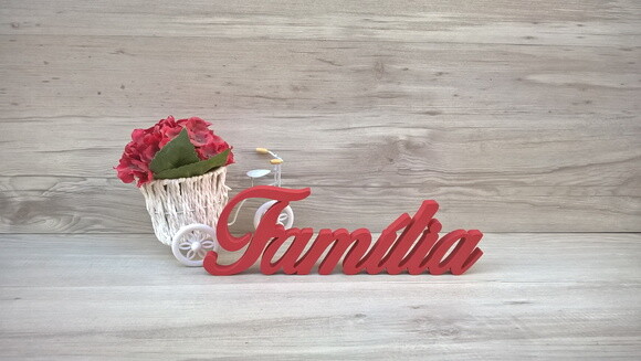 Palavra decorativa Família Mod BOP