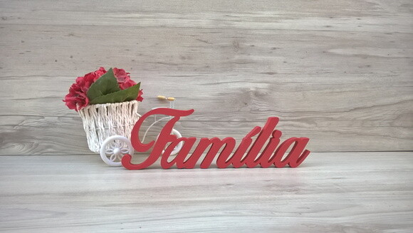 Palavra decorativa Família Mod BOP
