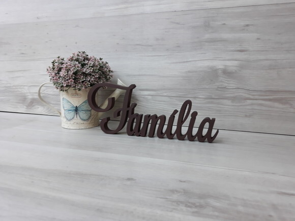 Palavra decorativa Família Mod LS