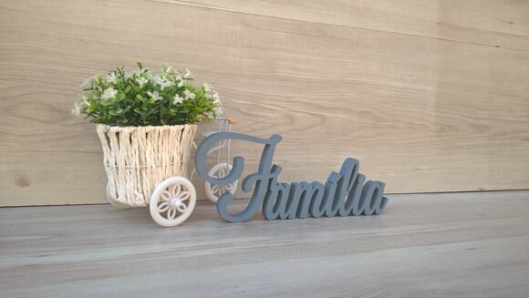 Palavra decorativa Família Mod LS
