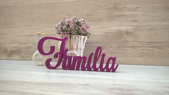Palavra decorativa Família Mod LS
