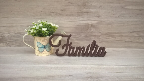 Palavra decorativa Família Mod LS