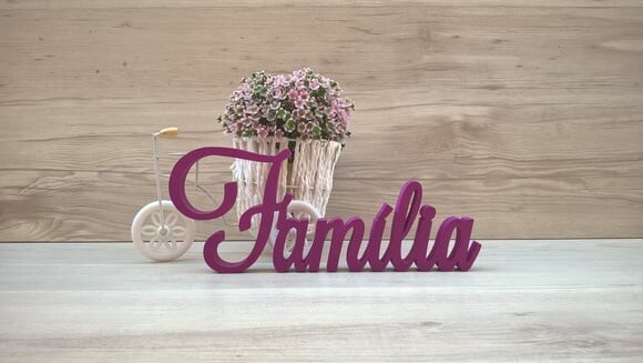 Palavra decorativa Família Mod LS