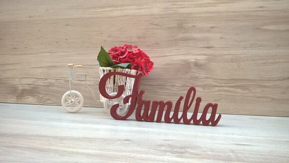 Palavra decorativa Família Mod LS