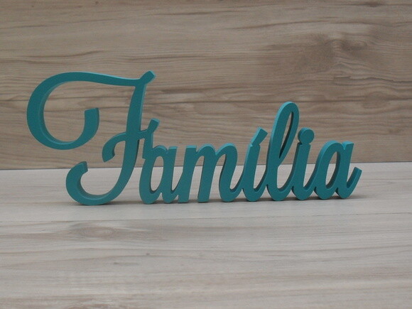 Palavra decorativa Família Mod LS