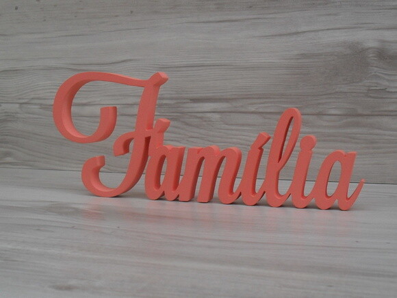Palavra Decorativa Família Mod LS
