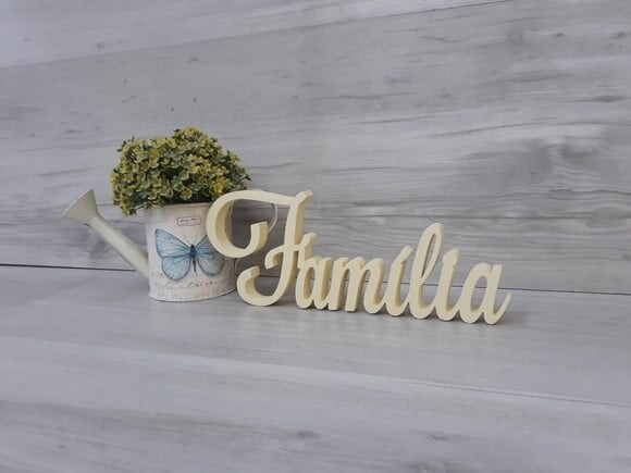 Palavra Decorativa Família Mod LS