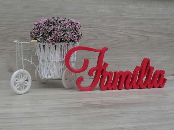 Palavra Decorativa Família Mod. LS