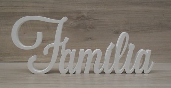 Palavra Decorativa Família Mod. LS