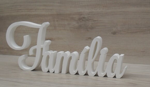 Palavra Decorativa Família Mod. LS