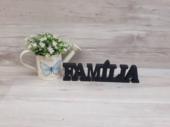 Palavra decorativa Família- Linha BK