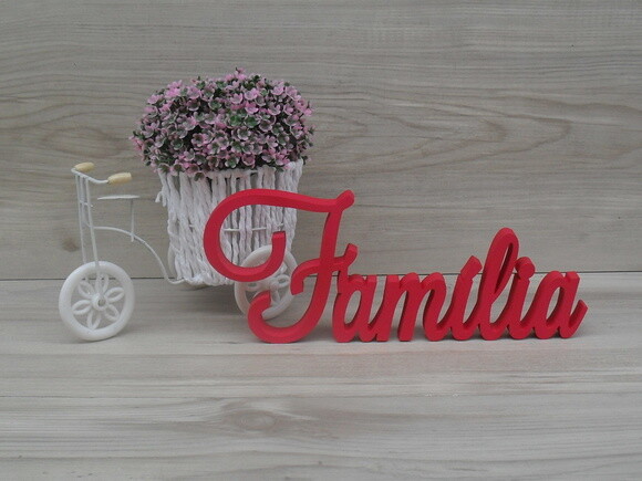 Palavra Decorativa Família Mod. LS