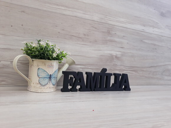 Palavra decorativa Família- Linha BK