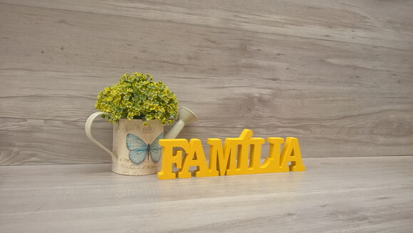 Palavra decorativa Família- Linha BK