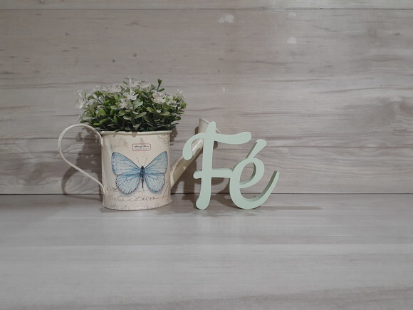 Palavra decorativa Fé - Linha CK