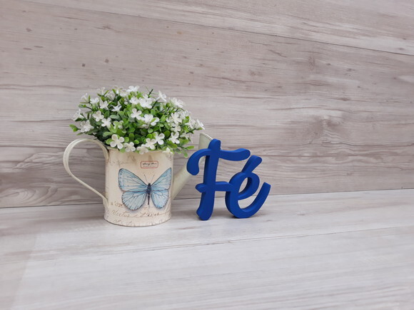 Palavra decorativa Fé - Linha CK