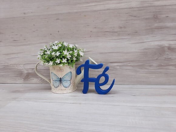 Palavra decorativa Fé - Linha CK