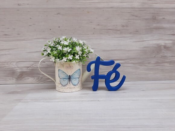 Palavra decorativa Fé - Linha CK